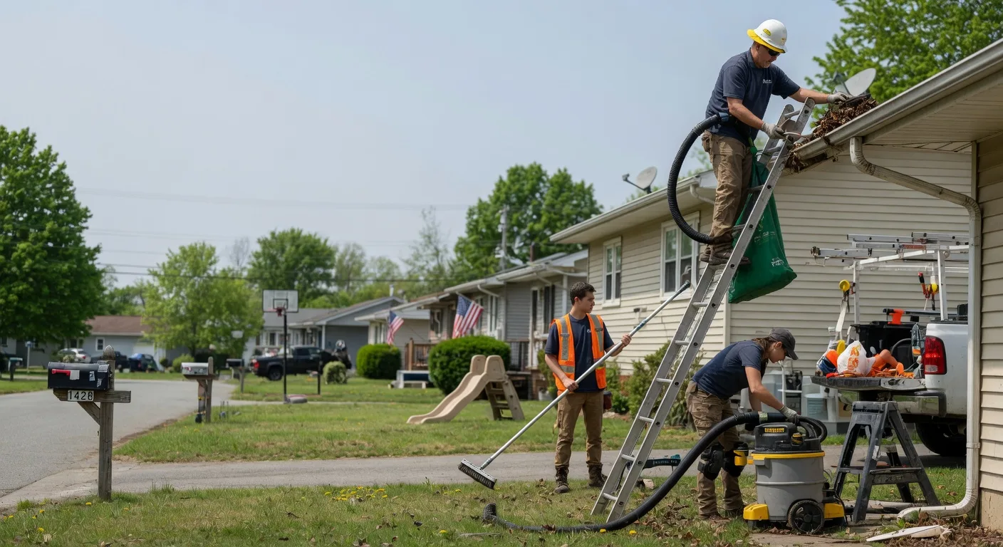 Gutter Installation in Shobonier, IL near me